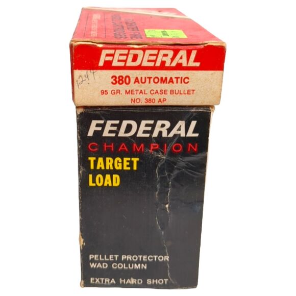 Lot of 4 Federal Vintage Hunting Shot Gun Shell 22 and 380 Ammo Cardboard Boxes - Picture 12 of 14